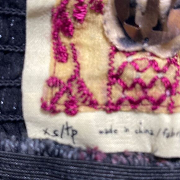 Free People Floral Boho Corduroy Shirred Elastic Waist Colourful Y2K  Mini Skirt - Picture 9 of 10